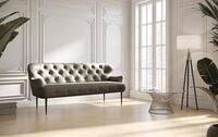 3-Sitzer HOME AFFAIRE "Amber", grau (anthrazit), B:193cm H:97cm T:87cm, 100%