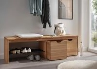 Home affaire Bank "Dura" 1 Stk. tlg. F&uuml;r die geschmackvolle Optik sorgt das