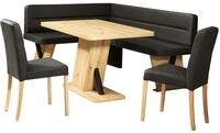 Home affaire Eckbankgruppe "Laros Sitzgruppe, Eckbank, St&uuml;hle, Tisch" Set, 4tlg Set,