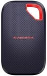 SANDISK SSD-Festplatte "Externe SSD "Extreme Portable", schwarz, 2000 GB,