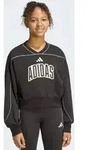 Sweatshirt ADIDAS SPORTSWEAR "JG STD SWT", M&auml;dchen, Gr. 170, schwarz, sanftes...