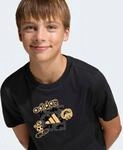 T-Shirt ADIDAS SPORTSWEAR "J CAMO TRAIN T", M&auml;dchen, Gr. 152, schwarz, Obermaterial: