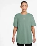 T-Shirt NIKE "W NK ONE RELAXED DF SS TOP", Damen, Gr. S, gr&uuml;n (steam, wei&szlig;),
