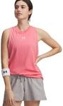 Trainingstop UNDER ARMOUR "UA RIVAL MUSCLE TANK", Damen, Gr. L, pink (bittersweet