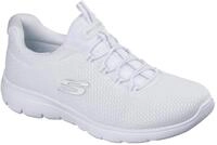 Slip-On Sneaker SKECHERS "SUMMITS-SUMMER BLUSH", Damen, Gr. 35, wei&szlig;, Textil,