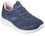 Slip-On Sneaker SKECHERS "SUMMITS-FUN FLARE", Damen, Gr. 35, blau, Synthetik,...