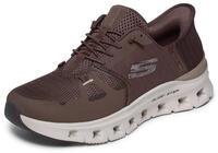 Slip-On Sneaker SKECHERS "GLIDE-STEP PRO", Damen, Gr. 36, dunkelbraun, Textil,