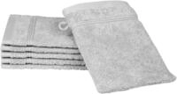 Waschhandschuh ROSS "Rubin", grau (granit), B:16cm L:22cm, Baumwolle,...
