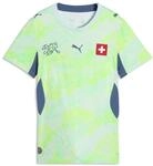 Trainingsshirt PUMA "Schweiz 2026 Ausw&auml;rtstrikot Damen", Damen, Gr. S, sea glass