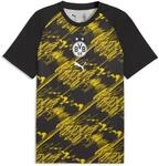 Trainingsshirt PUMA "Borussia Dortmund Aufw&auml;rmtrikot Herren", Herren, Gr. S, schwarz