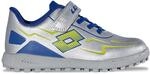 Fu&szlig;ballschuh LOTTO, M&auml;dchen, Gr. 36, silber, blau, Synthetik, mehrfarbig, Schuhe