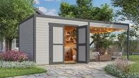 weka Gartenhaus "Batu 3 mit Anbau"