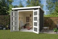 Nordic Holz Gartenhaus "Zambezi 5" mit Milchglasverglasung