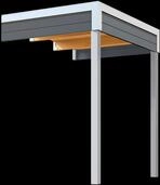weka Gartenhaus-Anbaudach "f&uuml;r die Gartenh&auml;user der Serie "Batu"" in verschiedenen
