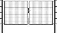 Alberts Zaundoppelt&uuml;r "Flexo" 300 cm Breite (150cm + 150cm), in versch. H&ouml;hen