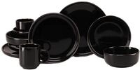 Kombiservice CREATABLE "Nordic Festive, Service 10-tlg.", schwarz, 10, Steinzeug,