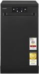 exquisit Standgeschirrsp&uuml;ler 9109 "GSP9109-451D schwarz" 10 l 9 tlg. Ma&szlig;gedecke 9