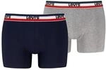 Boxershorts LEVI'S "LEVIS MEN REPEAT SPW LOGO BOXER BRIEF", Herren, Gr. L, blau