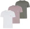 T-Shirt HUGO UNDERWEAR "RN TRIPL", Herren, Gr. M (50), bunt (open miscellaneous 996),