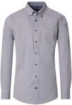 Langarmhemd CASAMODA "CASAMODA Freizeithemd Print", Herren, Gr. XL,...