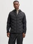 Steppjacke JACK & JONES "JJEPERFECT HYBRID JACKET NOOS", Herren, Gr. L, schwarz,