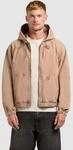 Blouson KHUJO "DARREL", Herren, Gr. M, beige (toffee braun), Canvas, 100%...