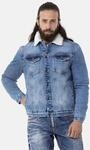 Cipo & Baxx Outdoorjacke "Jacke" ohne Kapuze mit Kunstpelz-Kragen