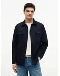 Hemdjacke TOMMY HILFIGER "COTTON BLEND SHIRT JACKET", Herren, Gr. S, desert...