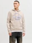 Kapuzensweatshirt JACK & JONES "JJELOGO SWEAT HOOD 2 COL 25/26 NOOS", Herren,...