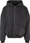 URBAN CLASSICS Sweatjacke "Urban Classics Herren Heavy Stone Washed 90s Zip...