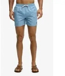 Badeshorts SUPERDRY "EMBROIDERED LOGO 15 SWIM SHORT", Herren, Gr. M, N-Gr, blau