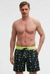 Badeshorts CAMP DAVID, Herren, Gr. XL, Normalgr&ouml;&szlig;en, bunt (blau), Polyamid,