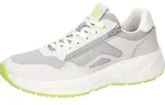 Sneaker WALDL&Auml;UFER "H-PABLO", Herren, Gr. 9 (43), hellgrau, wei&szlig;, Nappaleder,