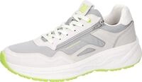 Sneaker WALDL&Auml;UFER "H-PABLO", Herren, Gr. 9 (43), hellgrau, wei&szlig;, Nappaleder,