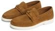 Loafer TOMMY HILFIGER "LIGHT SUEDE FLAG HARDWARE LOAFER", Herren, Gr. 40, braun,