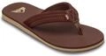 Sandale QUIKSILVER "Carver Suede", Herren, Gr. 12(45), braun 1, Obermaterial:...