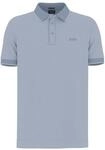 JOOP Poloshirt "Percyco" kontrastive Elemente mit feinen Streifen