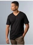 T-Shirt TRIGEMA "TRIGEMA T Shirt aus Biobaumwolle mit V-Ausschnitt", Herren, Gr. XXL,