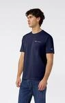 T-Shirt CHAMPION "ICONS CONTRAST SS Tee", Herren, Gr. M (48/50), nny, ns,