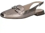 Ballerina CAPRICE "Caprice Ballerinas Leder", Damen, Gr. 37, bronze, Leder,...