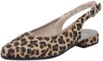 Slingpumps RIEKER, Damen, Gr. 38, leo, Nubuklederimitat, Schuhe Slingpumps,