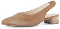 Gabor Slingpumps, Blockabsatz, Abendschuh, Sommerschuh mit elastischem Riemchen