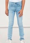 Name It "NKMSILAS XSLIM JEANS 2002-TX NOOS" slim fit, Denim, Abriebeffekte,
