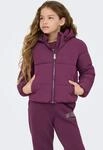 Steppjacke KIDS ONLY "KOGDOLLY SHORT PUFFER JACKET OTW", M&auml;dchen, Gr. 128, mauve