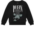 Sweatshirt PHILIPP PLEIN "Teddy", M&auml;dchen, Gr. 6, 02, schwarz, Obermaterial: 5%