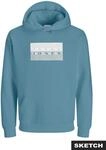 Jack & Jones Junior Kapuzensweatshirt "JCOFUSION GRAPHIC SWEAT HOOD UNB SN JNR",