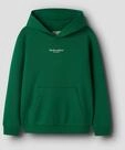 Kapuzensweatshirt NAME IT "NKMBRODY LS NREG SWEAT WH BRU NOOS", Jungen, Gr. 134/140,
