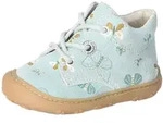 Lauflernschuh PEPINO BY RICOSTA "DOTS WMS: Mittel", Baby, Gr. 22, ice, hellblau,