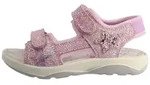 Lurchi Sandale "Fia 2" Klettschuh mit Glitter, Gr&ouml;&szlig;enschablone zum Download