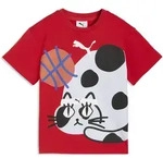 T-Shirt PUMA "Sporty Cats Relaxed Graphic T-Shirt Kinder", M&auml;dchen, Gr. 110,...